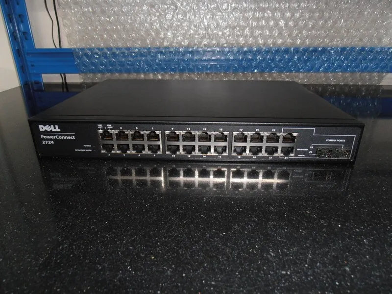 Коммутатор Dell PowerConnect 2724 24-Port Gigabit Web-Managed Network Switch 1U