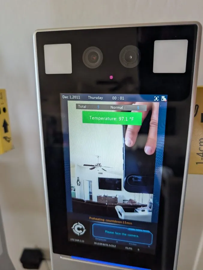 Оборудование видеонаблюдения Uniview Face Recognition Access Terminal w/ Digital — фото лота 2