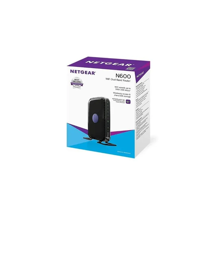 Маршрутизатор NETGEAR WNDR3400-100NAS N600 Dual Band Wi-Fi Router (WNDR3400)