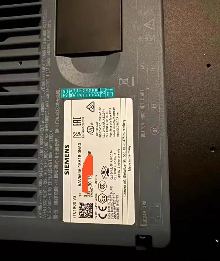 Промышленный компьютер Siemens 6AV6646-1BA18-0NA0 Mobile Panel 170 HMI Operator