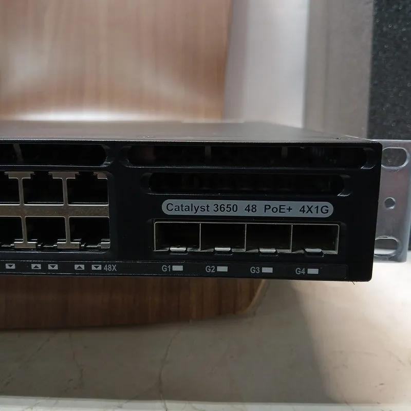 Коммутатор Cisco 3650 Series PoE+ 48 Port Switch, IP Base, WS-C3650-48PS — фото лота 2
