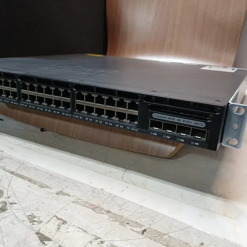 Коммутатор Cisco 3650 Series PoE+ 48 Port Switch, IP Base, WS-C3650-48PS — фото лота 3
