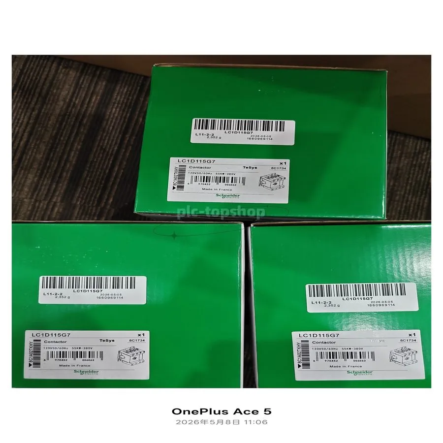Контактор 1x Schneider Electric LC1D115G7 55kW 75HP TeSys Contactor