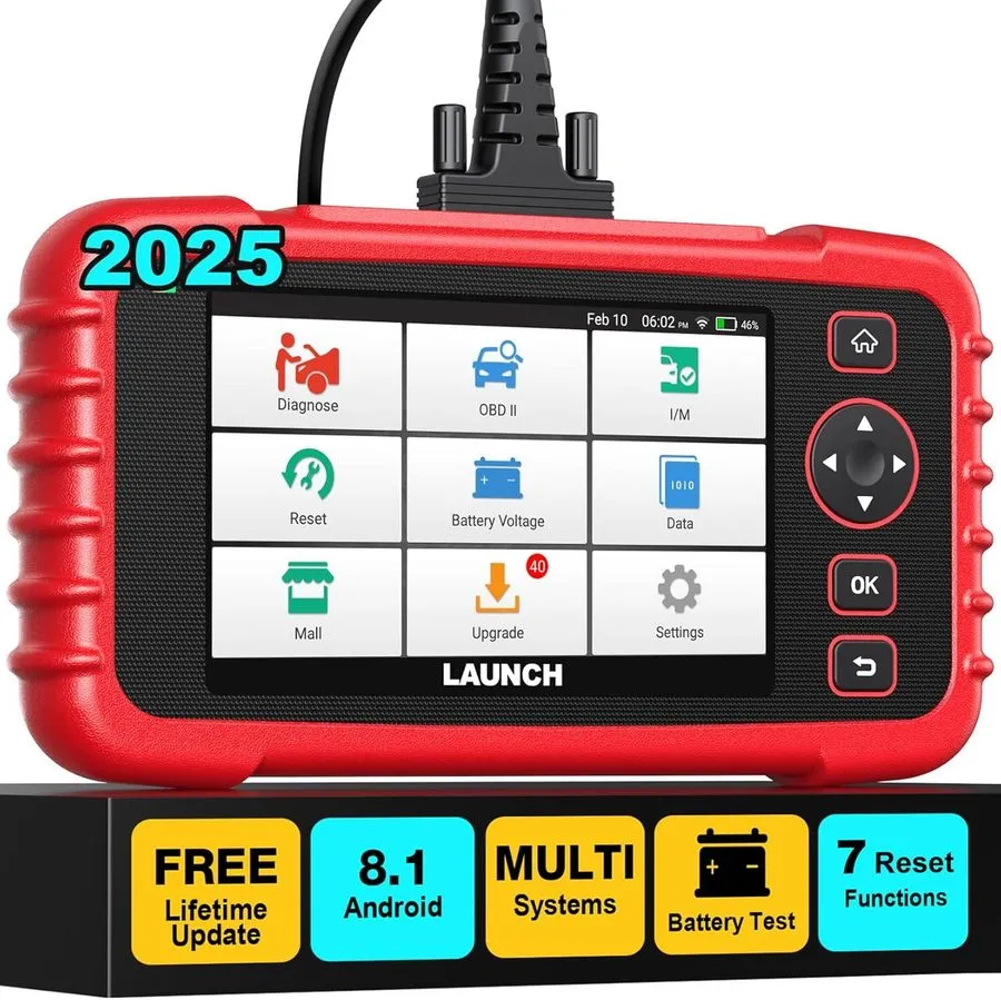 Диагностический сканер LAUNCH X431 CRP123E PLUS Car OBD2 Scanner Code er ALL Sys — фото лота 1