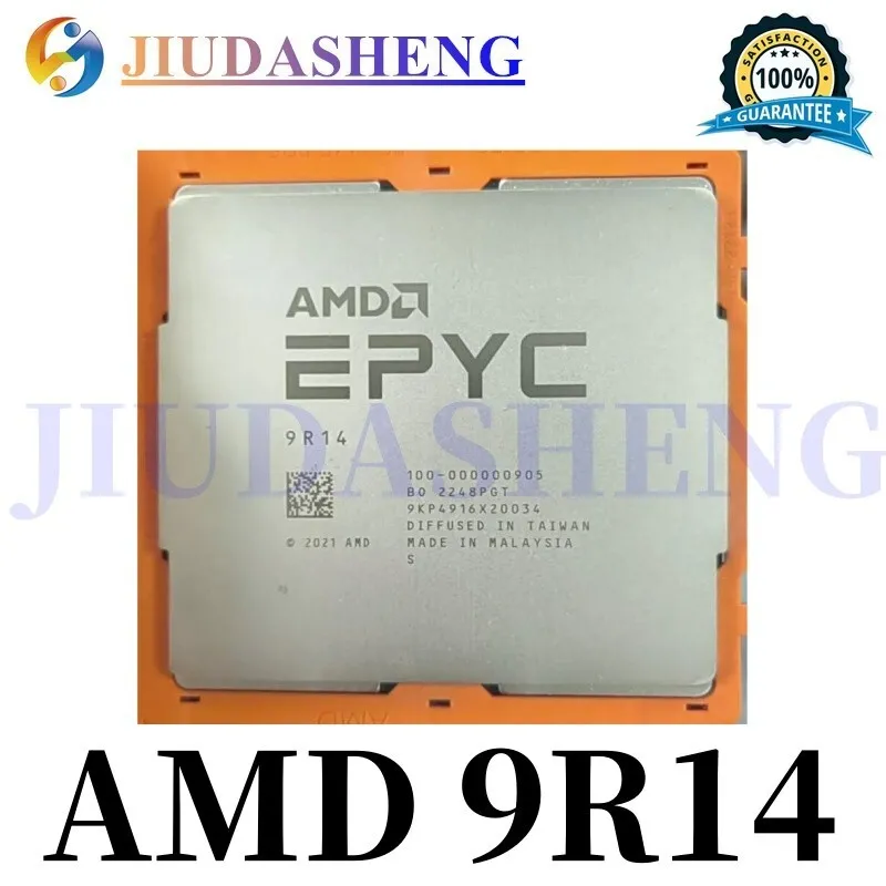Процессор AMD EPYC 9R14 CPU 2.6GHz 96Core 360W SP5 384MB Cache TDP-400W processo