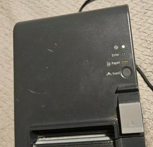 Принтер чеков Epson TM-T201 POS Thermal Receipt Printer — фото лота 2