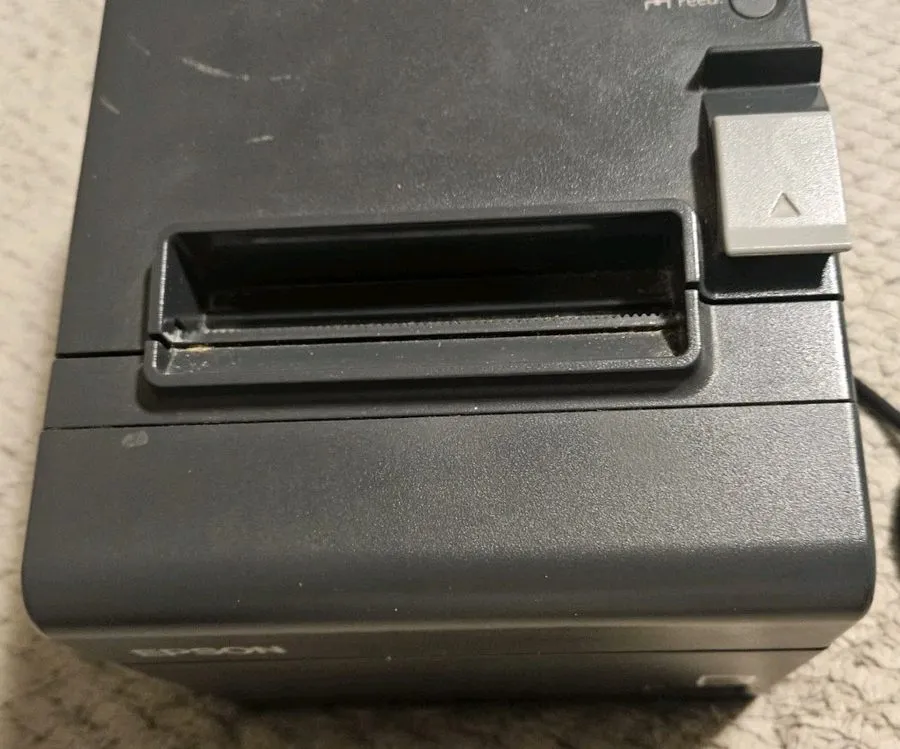 Принтер чеков Epson TM-T201 POS Thermal Receipt Printer — фото лота 3