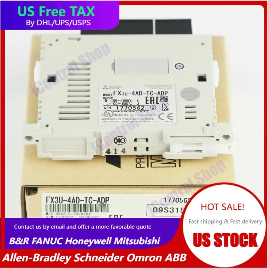 ПЛК Mitsubishi FX3U-4AD-TC-ADP