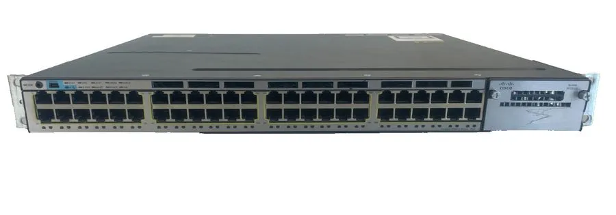 Коммутатор Cisco WS-C3750X-48P-S 48 Port PoE Gigabit Switch W/C3KX-NM-10G