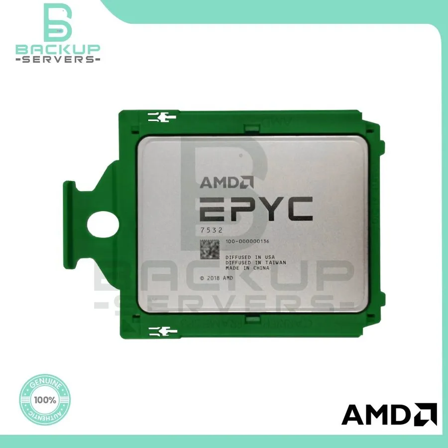 Процессор 100-000000136 AMD EPYC 7532 32-Core 2.40GHz 200W SP3 Dell Locked Proce