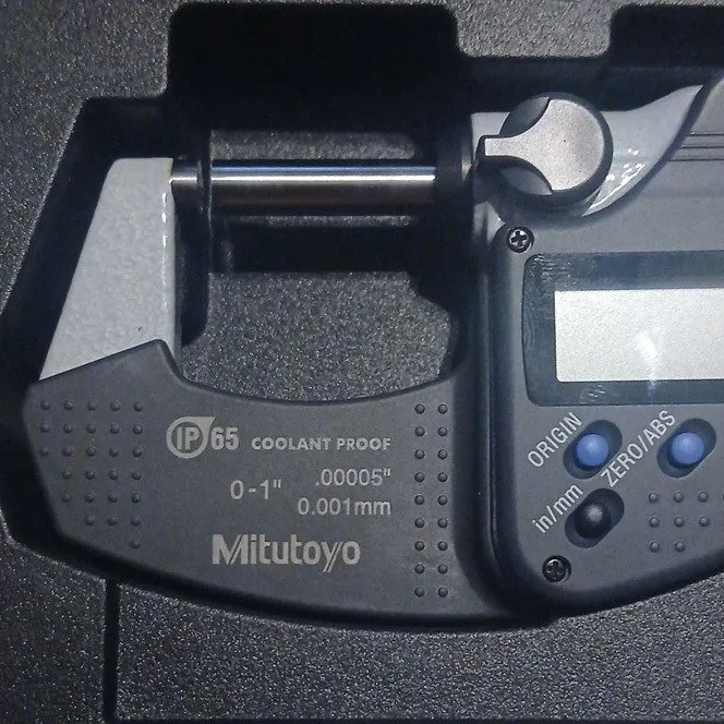 Микрометр Mitutoyo Digital Micrometer 293-348-30 IP65 Coolant Proof 0-1"