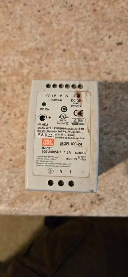 Блок питания MEAN WELL MDR-100-24 DIN Rail Power Supply 24VDC 4A 96W 85-264VAC