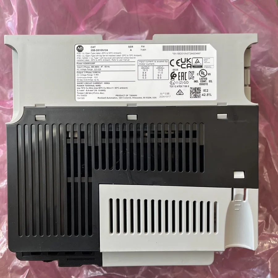 Частотный преобразователь Allen-Bradley PowerFlex 525 380-480AC Drive 5HP 4.0kW — фото лота 1