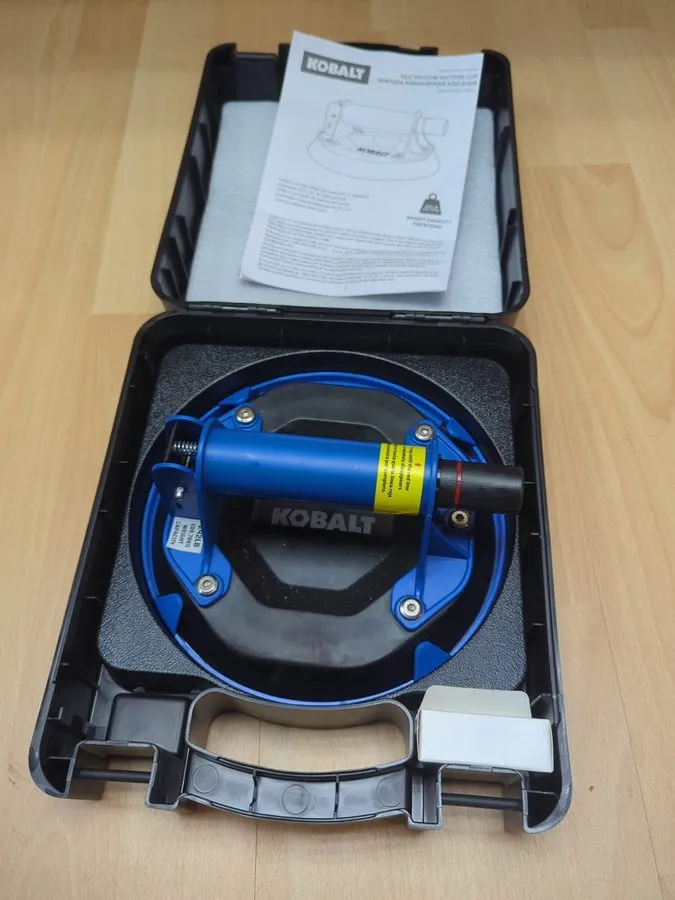 Вакуумная присоска Kobalt 242-lb 7.87-in X 7.87 in X 3.74 in Tile Vacuum Suction — фото лота 1