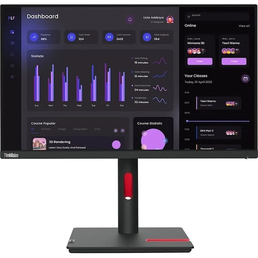 Монитор Lenovo ThinkVision Flat Panel Monitor T24i-30 23.8inch LCD Monitor