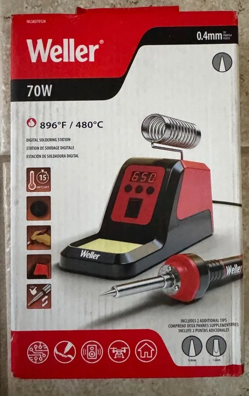 Паяльная станция Weller Digital Soldering Station with 70W Precision Iron 120V W