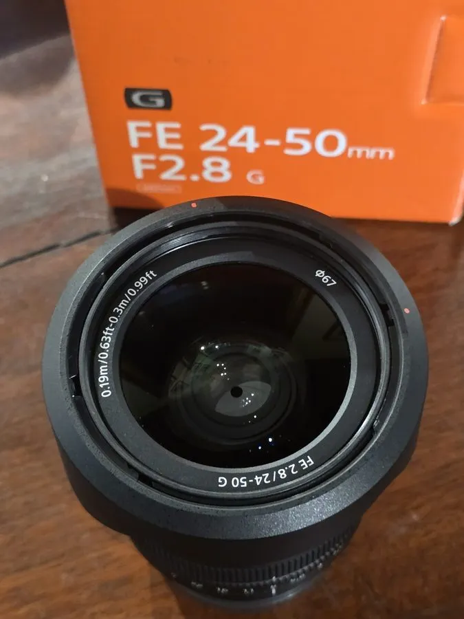 Объектив Sony FE 24-50mm F/2.8 G Lens SEL2450G — фото лота 1