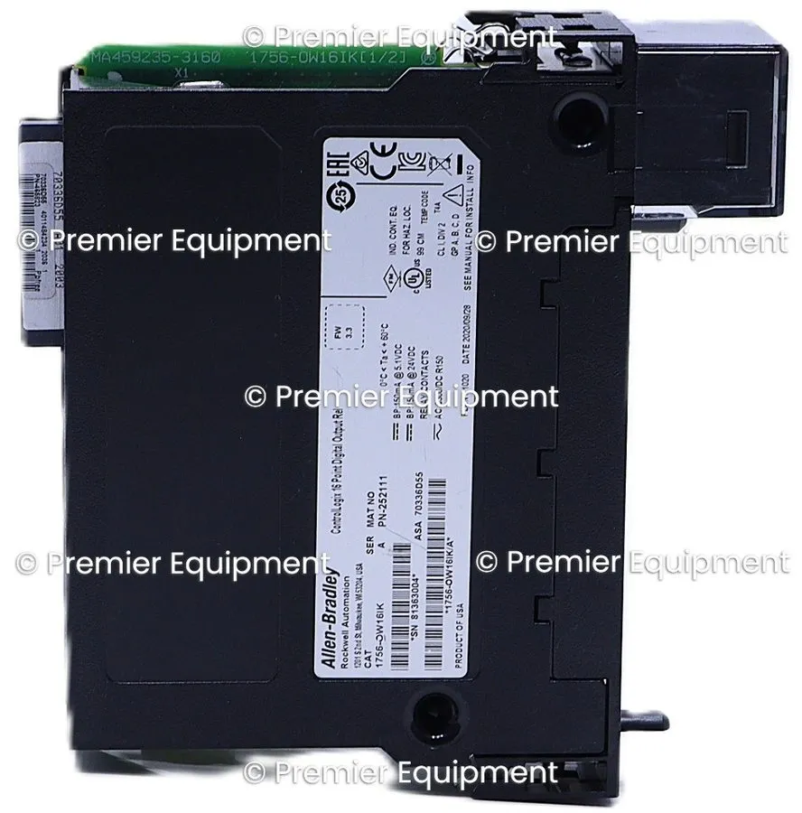 Модуль ввода-вывода ALLEN BRADLEY 1756-OW16IK /A CONTROLLOGIX 16-PT OUTPUT RELAY