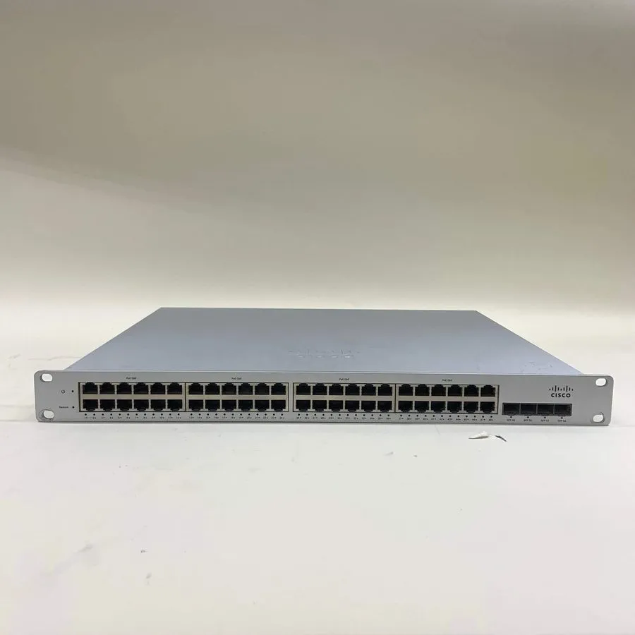 Коммутатор Cisco Meraki MS220-48LP-HW 48-Port Gigabit 370W PoE Switch UNCLAIMED