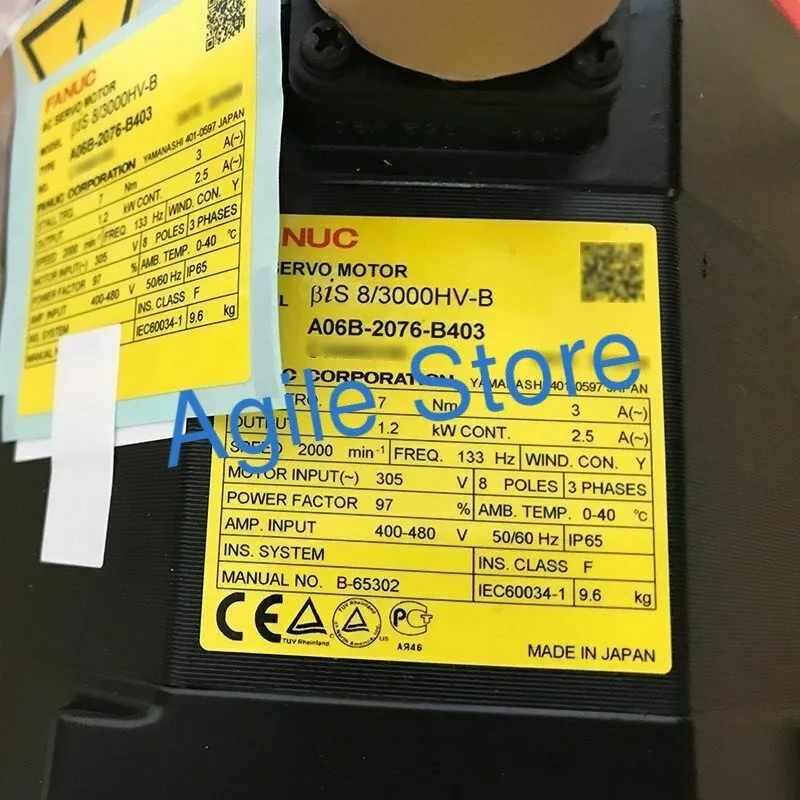 Серводвигатель FANUC A06B-2076-B403 AC servo motor