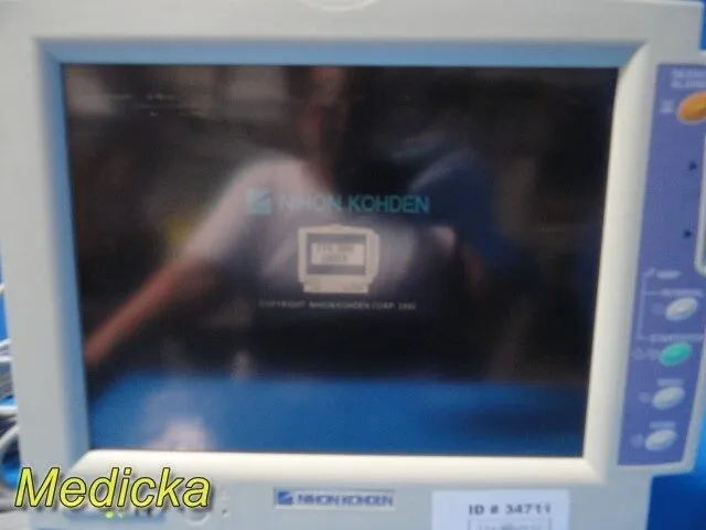 Монитор пациента 2006 Nihon Kohden Model BSM-5106A Bedside Patient Monitor W/ Le