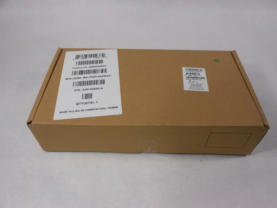 Блок питания Cisco Meraki MA-PWR-640WAC P/N A40-20020-A Power Supply — фото лота 1