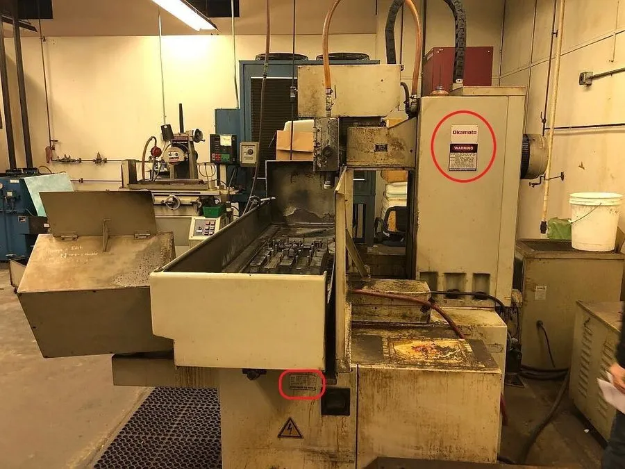 Оборудование ЧПУ 12" x 24" Okamoto ACC-1224EX Automatic Surface Grinder — фото лота 1