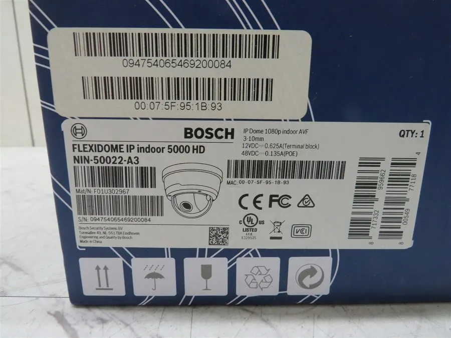 Камера Bosch NIN-50022-A3 Flexidome IP Indoor 5000 HD Camera