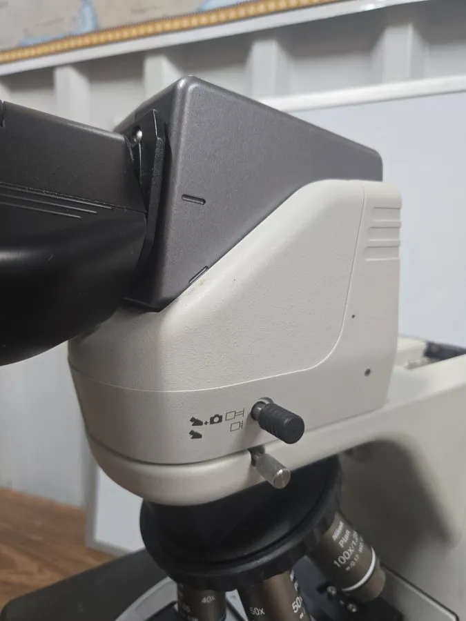 Объектив микроскопа NIKON ECLIPSE-50I MICROSCOPE W/ OBJECTIVES — фото лота 2