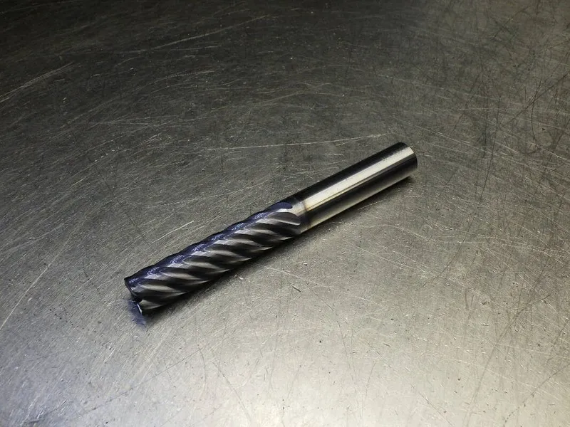 Режущий инструмент Kyocera / SGS 12mm 7 Flute Carbide Cr Endmill Shank 1mm R 744