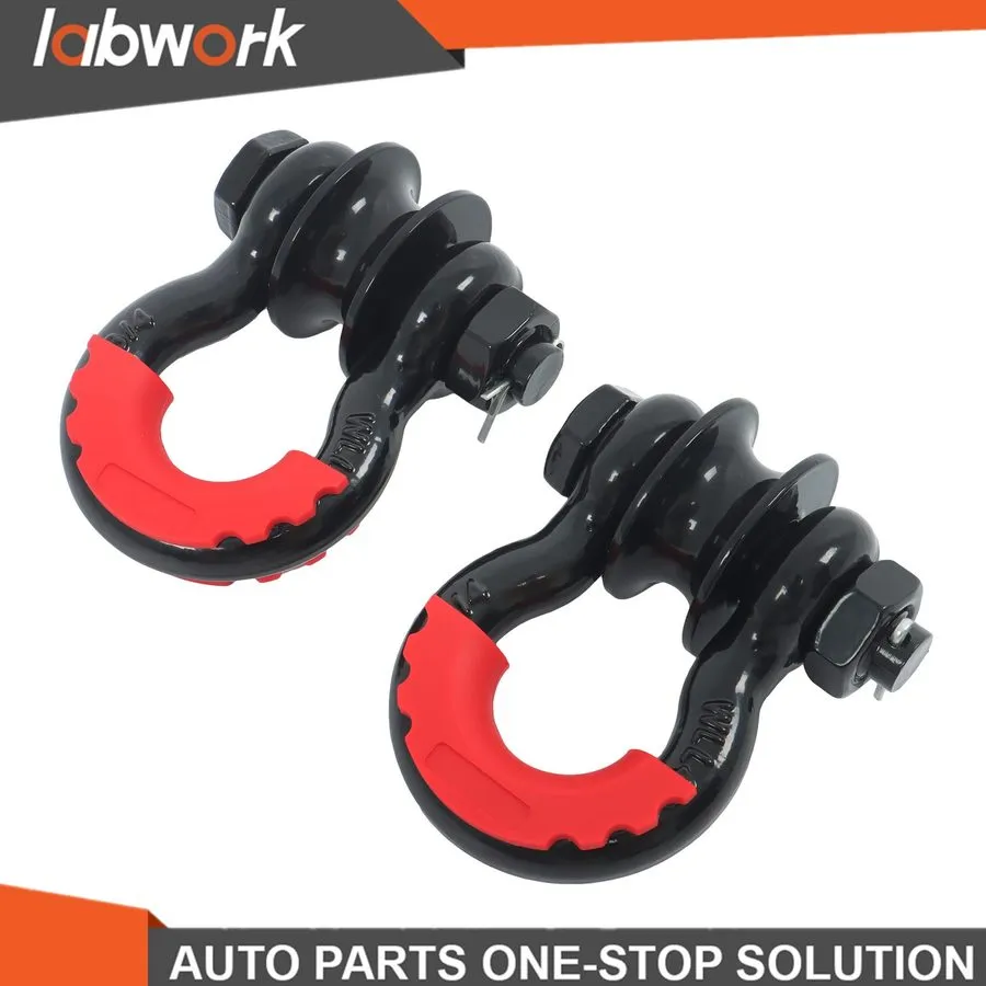 Такелажная скоба Labwork Upgraded Snatch Block, 3/4" D Ring Shackle (2 Pack) 220