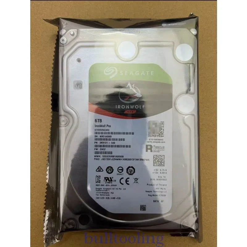 Жёсткий диск Seagate IronWolf Pro ST6000NE000 6TB 3.5" SATA 7200 RPM NAS 256MB H — фото лота 2