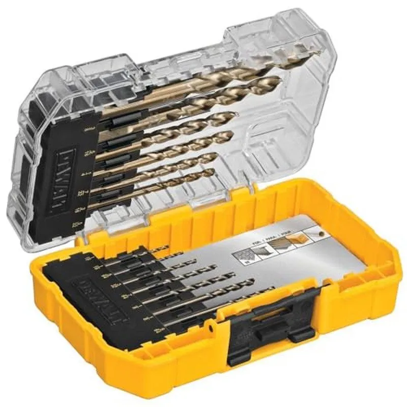 Режущий инструмент DEWALT Pilot Point Industrial Cobalt Drill Bit Set DWA1240