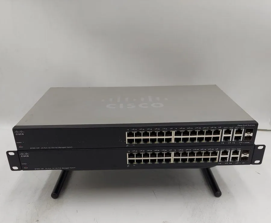 Коммутатор Cisco SF300-24P 24-Port 10/100 PoE Managed Ethernet Switch