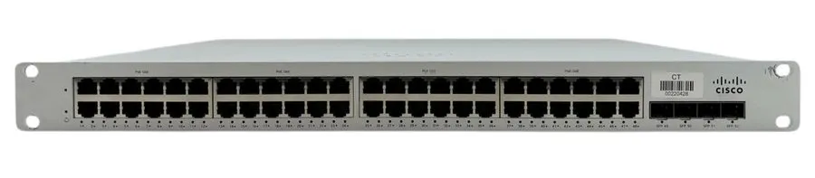 Коммутатор Cisco Meraki MS210-48FP 48-Port Gigabit PoE+ Cloud Switch 740W Budget