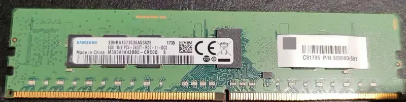Модуль памяти Samsung 8GB DDR4 2400MHz ECC 2Rx4 REG RDIMM SERVER M393A1K43BB0-CR