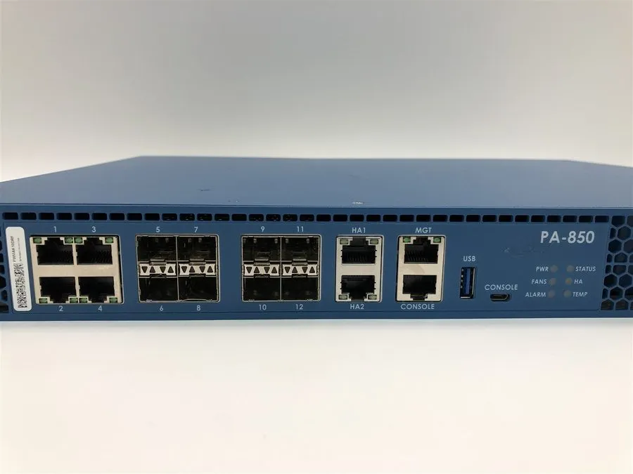 Межсетевой экран Palo Alto Networks PA-850 12-Port 1U Firewall Security Applianc