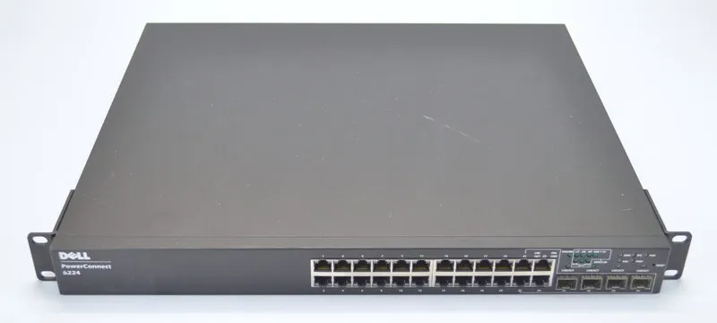 Коммутатор Dell PowerConnect 6224 24-Port Gigabit Managed Switch Rackmount