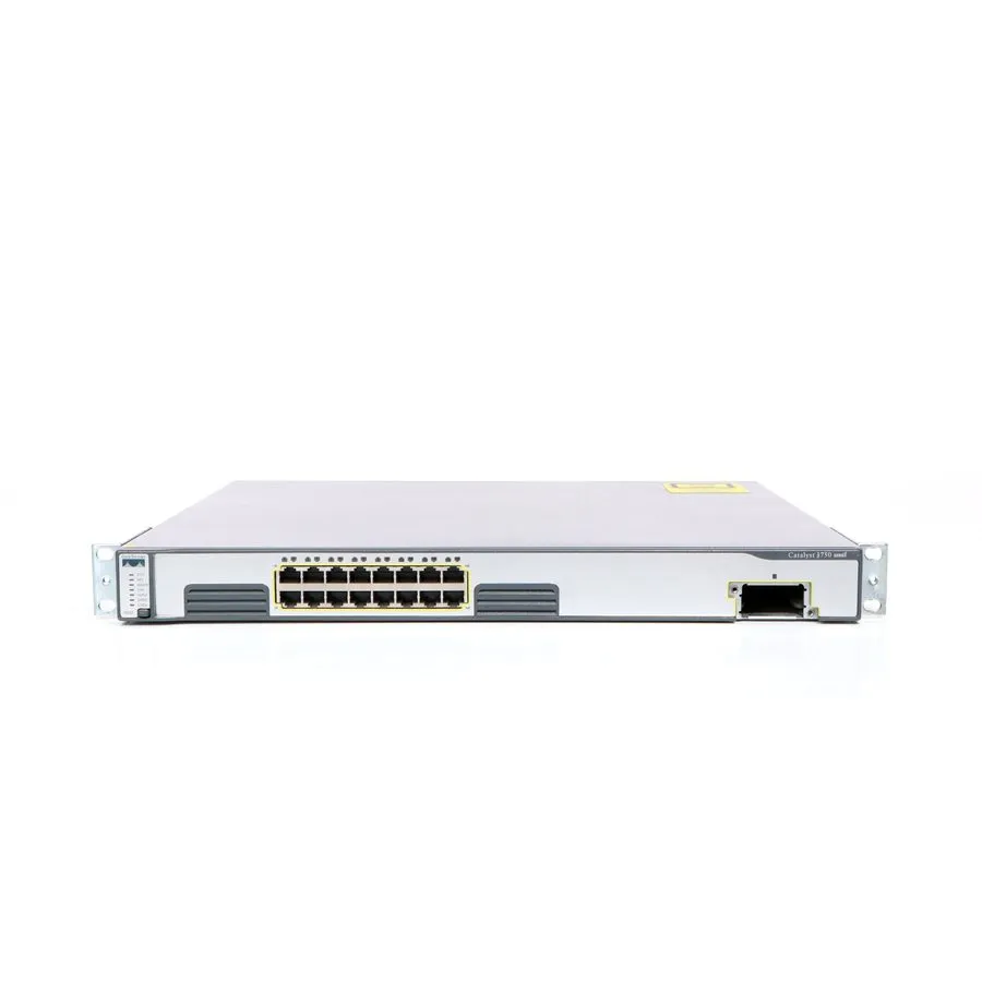 Коммутатор Cisco WS-C3750G-16TD-S 16-Port Specialty Switch, Black