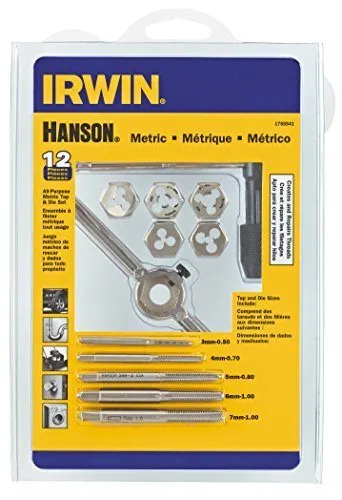 Режущий инструмент Tap & Die Set Irwin Hanson Metric All Purpose 1765541 3mm- 7m