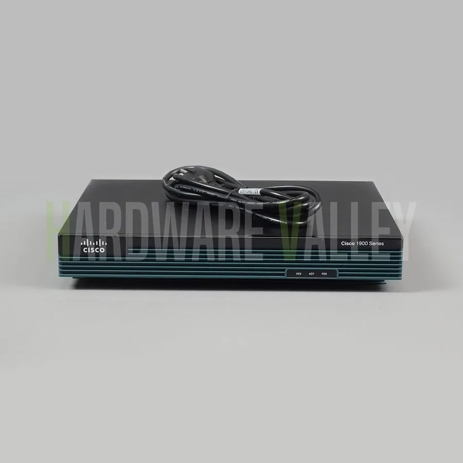 Маршрутизатор CISCO CISCO1921/K9 C1921 Modular Router, 2 GE, 2 EHWIC slots, 512D — фото лота 1