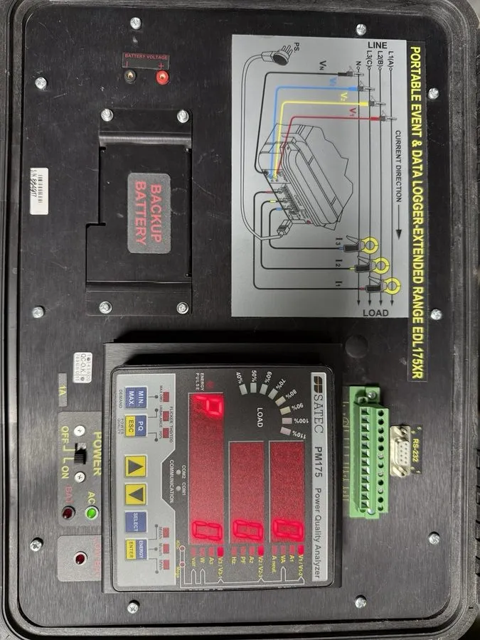 Энергооборудование Satec Pm175 + EDL175XR Power Quality Analizer — фото лота 1