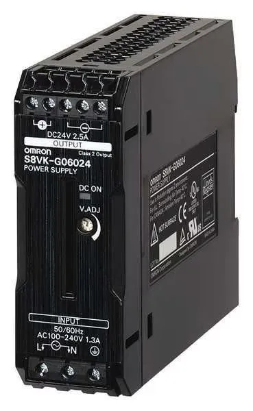 Блок питания Omron S8VK-G06024 Switching Power Supply 24VDC 2.5A 60W DIN Rail — фото лота 1