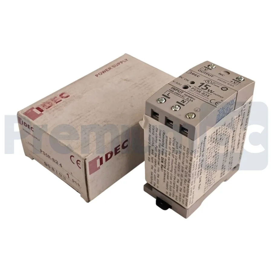 Блок питания IDEC PS5R-B24 PS5R Series Power Supply 15W 24VDC 0.6A DIN Rail Moun — фото лота 2