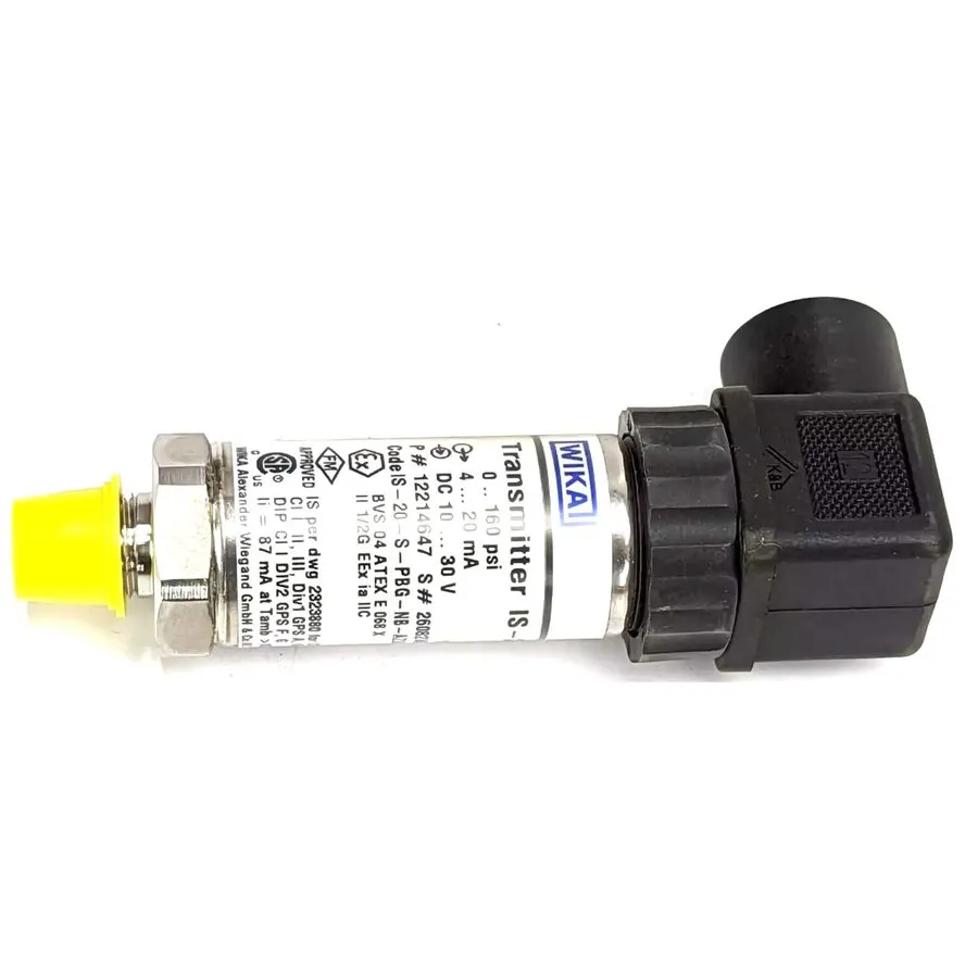 Датчик давления Wika IS-20-S 5000psi Pressure Transmitter 52744997 4-20mA 10-30V