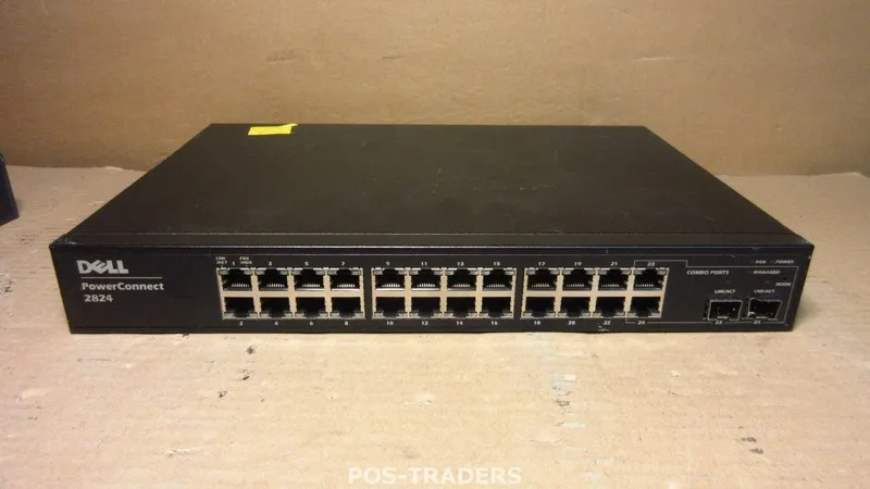 Коммутатор Dell PowerConnect 2824 Managed 24 Port 100-240Vac 60Hz