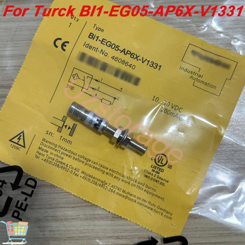Датчик приближения Turck BI1-EG05-AP6X-V1331 Inductive Proximity Sensor 10-30VDC