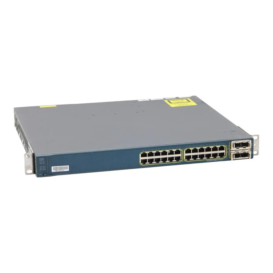 Коммутатор Cisco Catalyst 3560E-TD WS-C3560E-24TD-E 24 Port Gig Switch + 2 X2 10