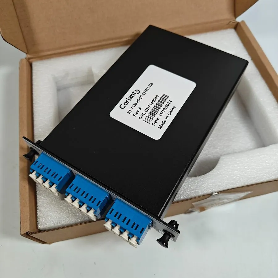 Оптический модуль Coriant 81.71M-ID8C47MU-E6 24-Channel Optical Fiber OADM Modul — фото лота 1