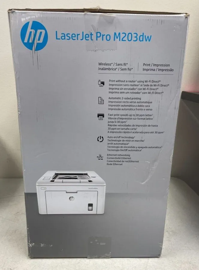 Лазерный принтер HP LaserJet Pro M203dw Small Office Monochrome Laser Printer